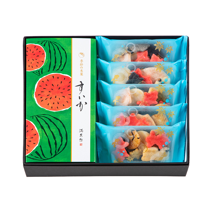 季節の米菓 すいか詰合イメージ画像