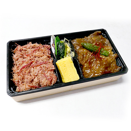 東急 渋谷フードショー261自家製コンビーフ＆国産牛焼肉弁当