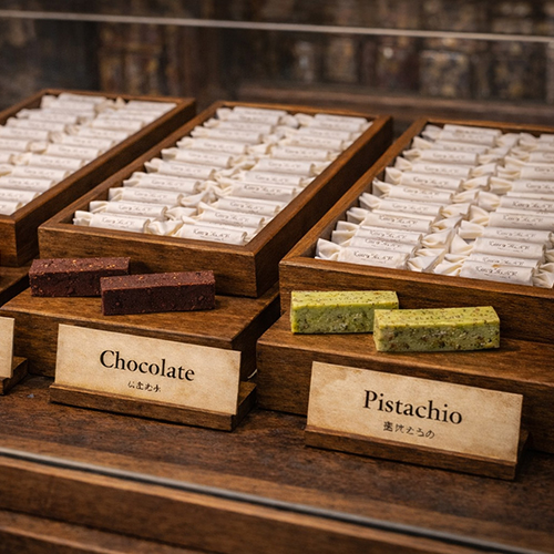 英国伝統の結晶：魔法の口どけファッジ イギリスで古くから愛される、濃厚でリッチな伝統菓子です。 <br>厳選したバターとミルク、砂糖をじっくりと煮詰め、職人の手仕事で絶妙な結晶化を導き出しました。キャラメルとは異なる、 ホロリとほどける唯一無二の食感と、後を引く濃厚なコク。紅茶のひとときを「魔法の時間」に変える、甘く贅沢な一粒です。大切な方への贈り物や、自分への特別なご褒美に。