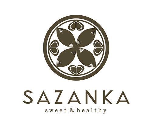 sweet＆healthy　SAZANKA<br>（スイートアンドヘルシーサザンカ）ロゴ画像