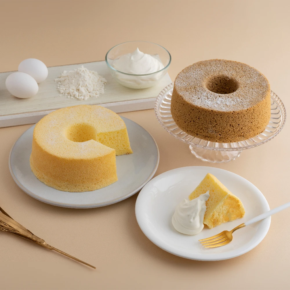 しっとり系にこだわったシフォンケーキ