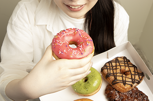 ランディーズドーナツ食べるまでの流れ