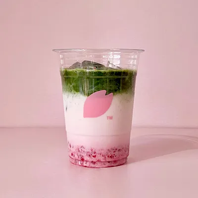 STRAWBERRY MATCHA LATTE