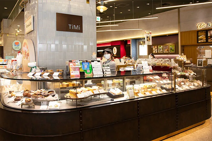 TiMi お店は入口から近いよ