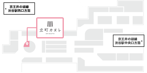 渋谷 東急フードショーフロアマップ