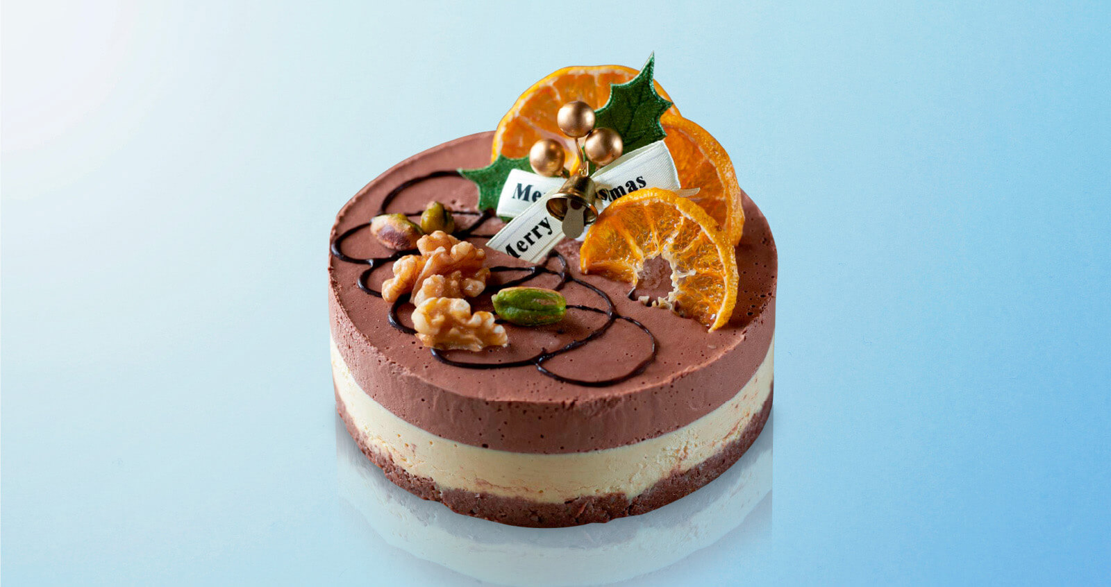 ヴィーガンオレンジ&チョコレートケーキ
