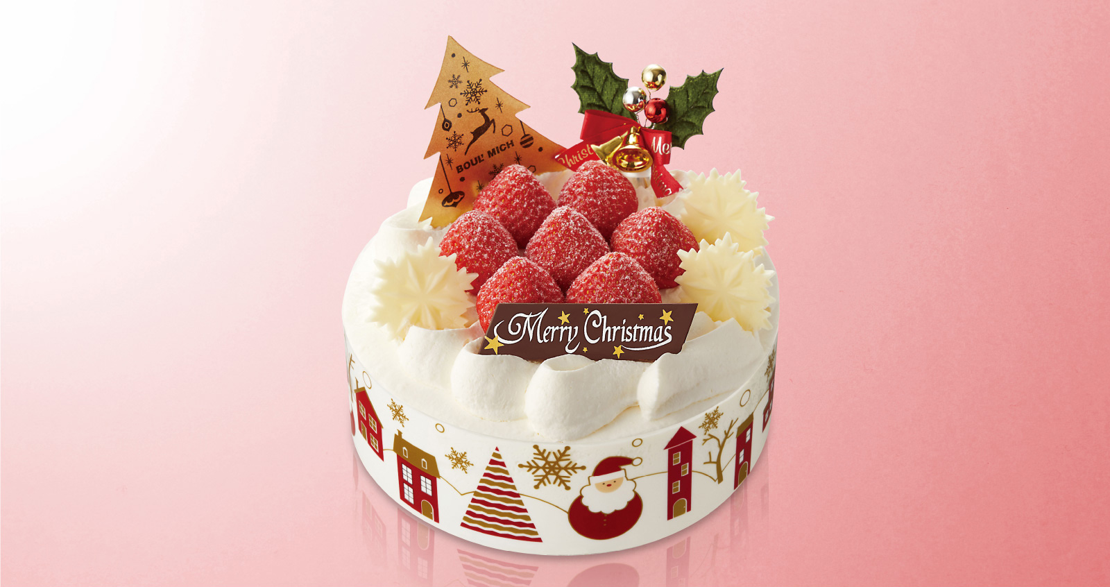 クリスマス・苺ショートケーキ