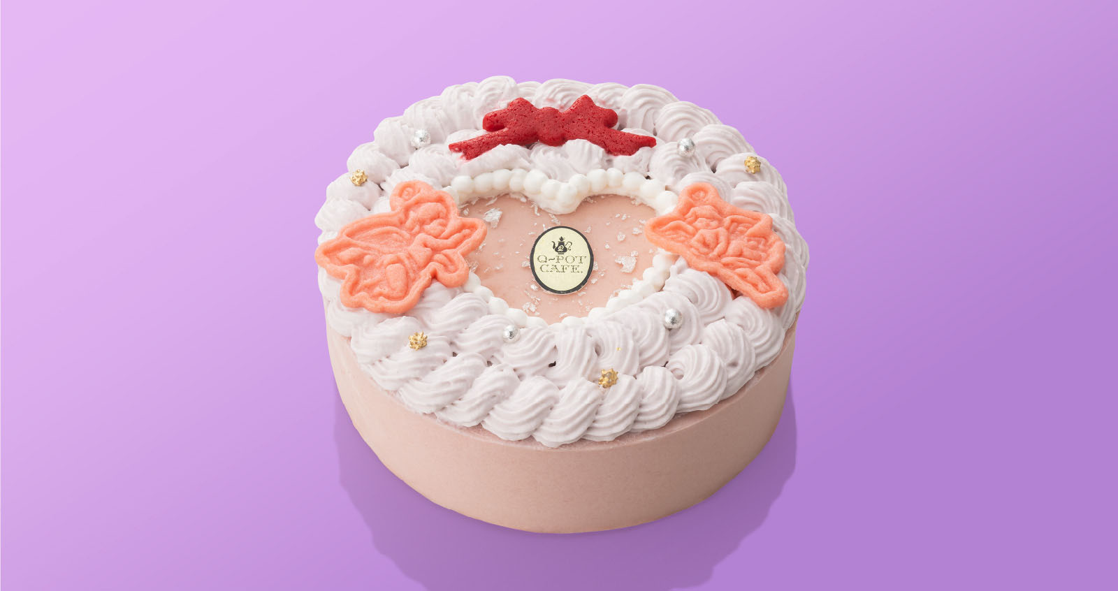 Christmas Angel Heart Cake