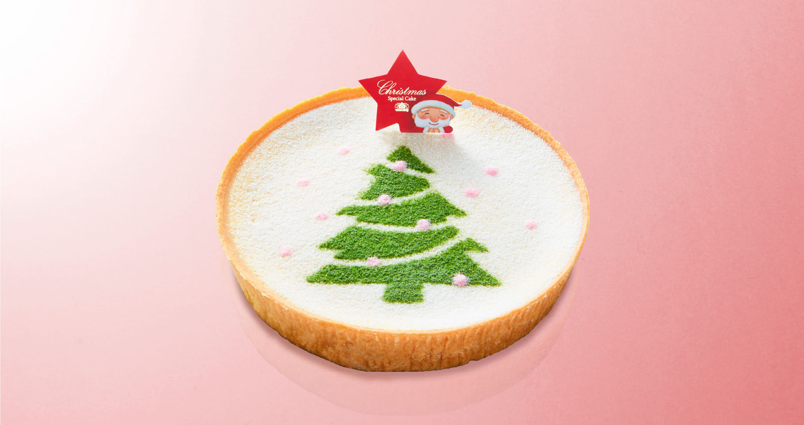 クリスマスマスカルポーネチーズケーキ