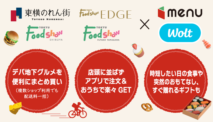 menuwoltデリバリー