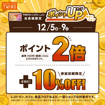 12月「ポイントUPキャンペーン」 